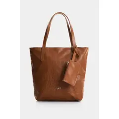 VELEZ - Vélez Cartera Bolso Cuero Grabado Mujer Verona Miel