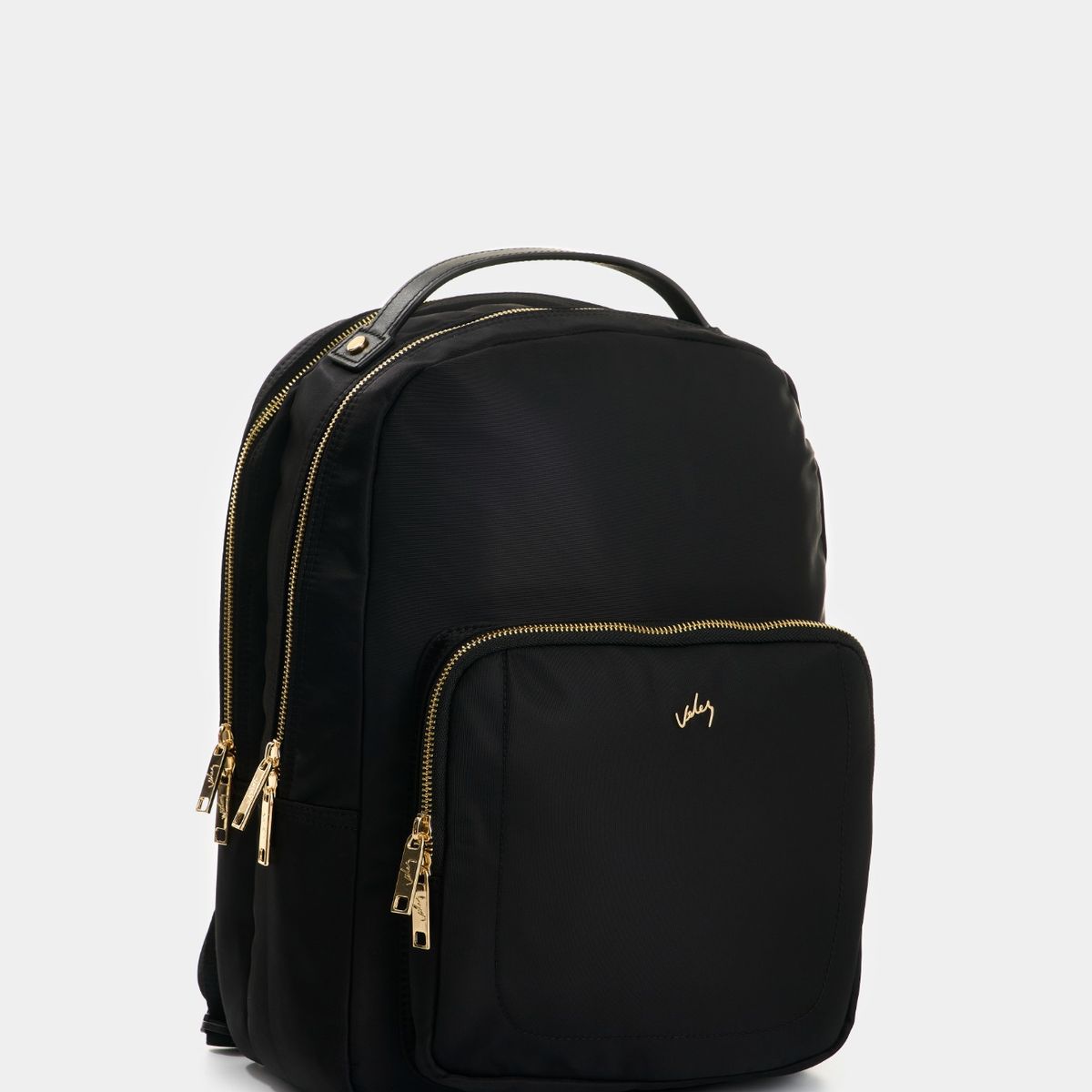 VELEZ - Vélez Mochila Púrpura En Lona Para Mujer Casual Negro