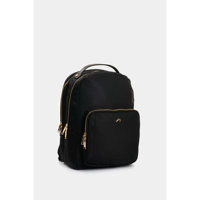 Imagen 2 del producto Vélez Mochila Púrpura En Lona Para Mujer Casual Negro