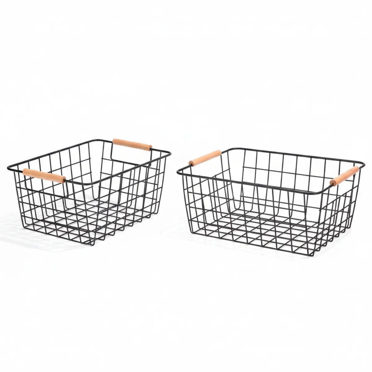 OKAY - Pack 2 Canasto Organizador Cesta Ropa Verduras Frutas Cocina