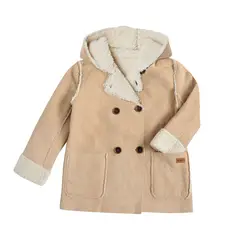 EXCEPTION - Chaqueta Tipo Gamuza Interior Chiporro Reversible Niña