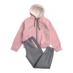 EXCEPTION - Conjunto Polerón y Pantalón Buzo Franela Niña