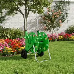 GENERICO - Carro porta manguera plastico 60 m Casa VIVA