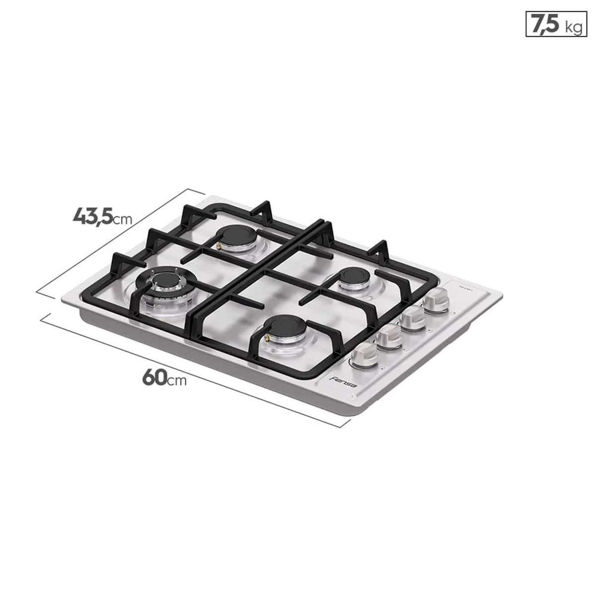 FENSA - Hornilla / Encimera a gas Fensa 4 platos