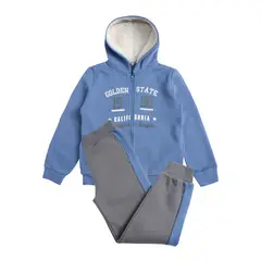 EXCEPTION - Conjunto Polerón y Pantalón Buzo Franela Niño