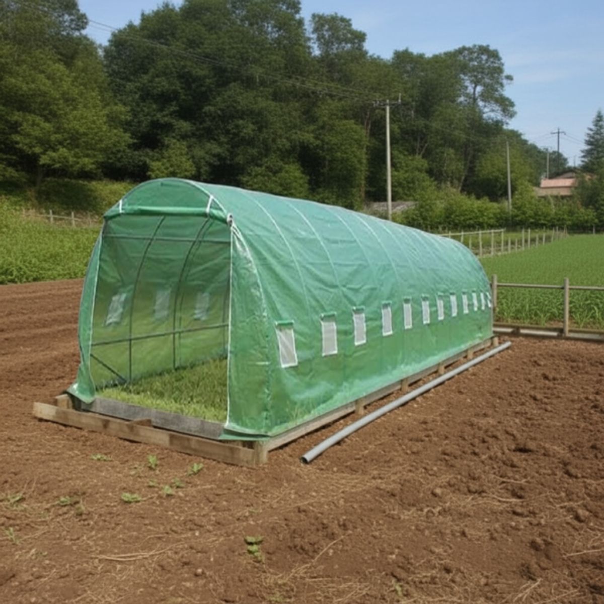 IGPRO - Invernadero Armable Tunel 6m² 3x2x2mts IGPRO