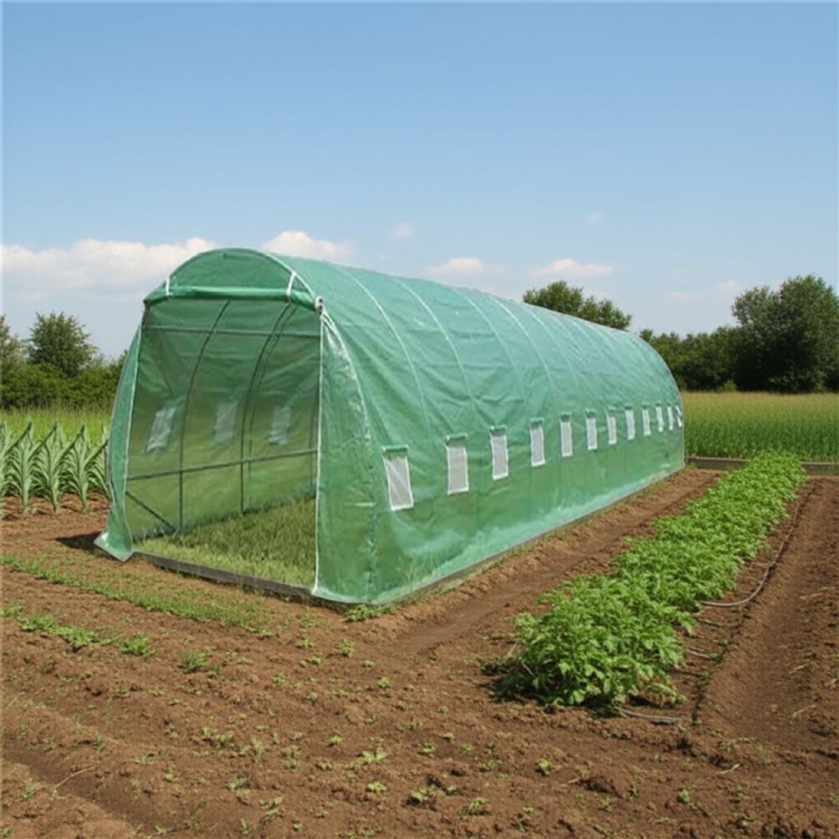 IGPRO - Invernadero Armable Tunel 18m² 6x3x2mts IGPRO