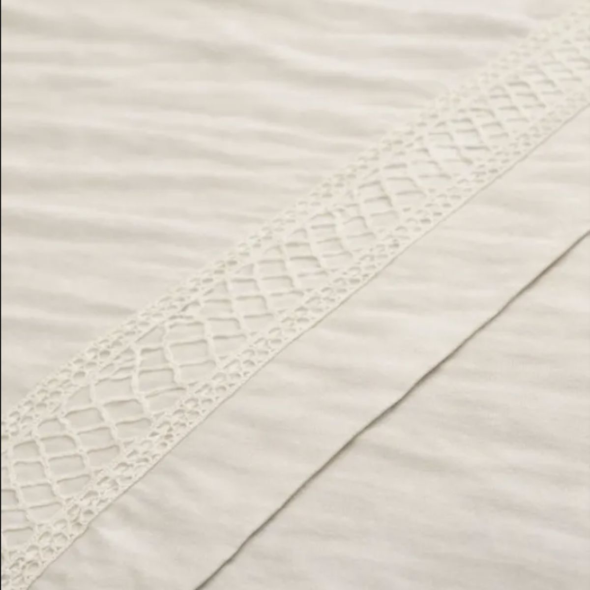 DORAL - Sabanas 1.5 Plazas 144 Hilos Mariane Doral Broderie Crudo