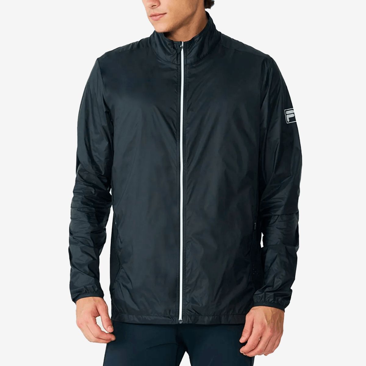 FILA - Chaqueta Fila Windbreaker Core Run II Hombre Negro