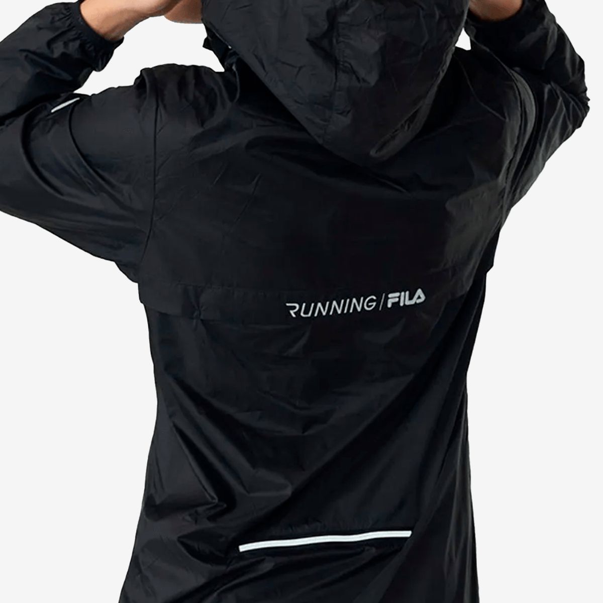 FILA - Chaqueta Fila Windbreaker Core Run II Mujer Negro