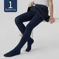 UTILISIMO - Ballerinas Escolares Niña Algodón Azul