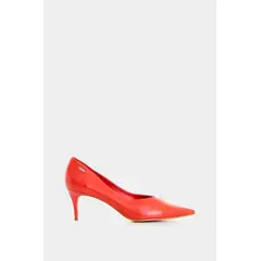 VELEZ - Vélez Zapato Taco Jacinto De Cuero Mujer Stiletto Rojo