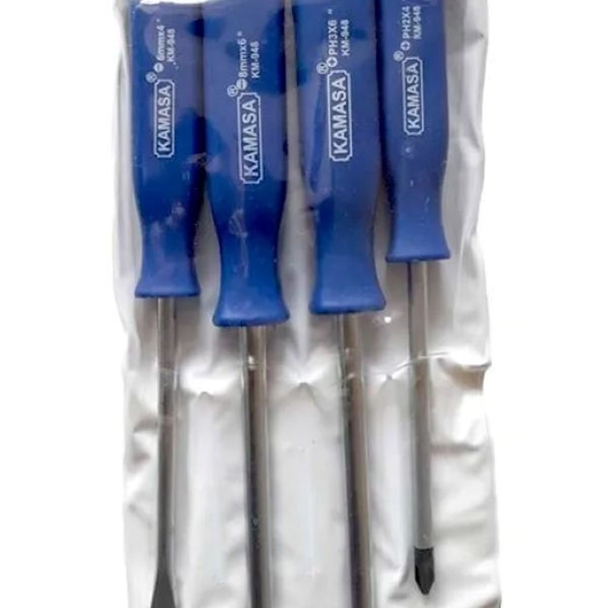 KAMASA - Set / Kit Juego Destornilladores De Golpe 4 Piezas Kamasa