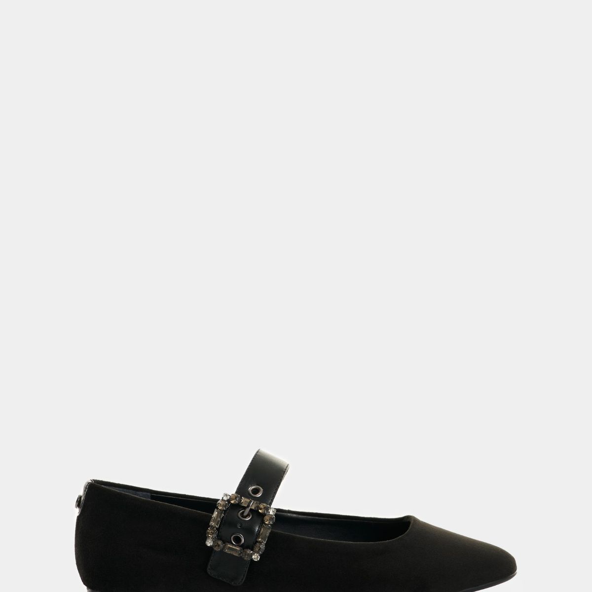 VELEZ - Vélez Baleta De Terciopelo Para Mujer Elia Negro