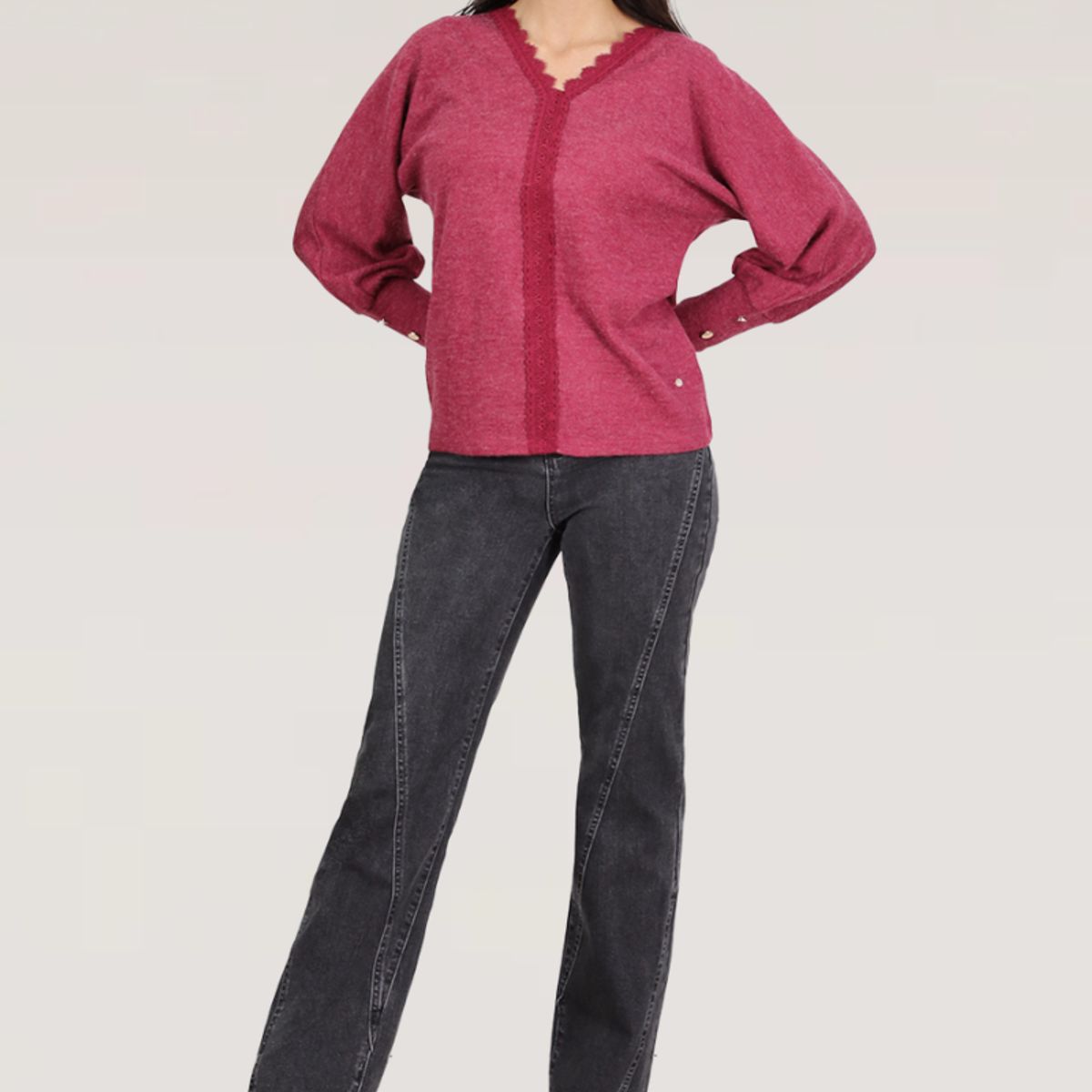 TENTATION - JEANS RECTO CORTES T. ALTO