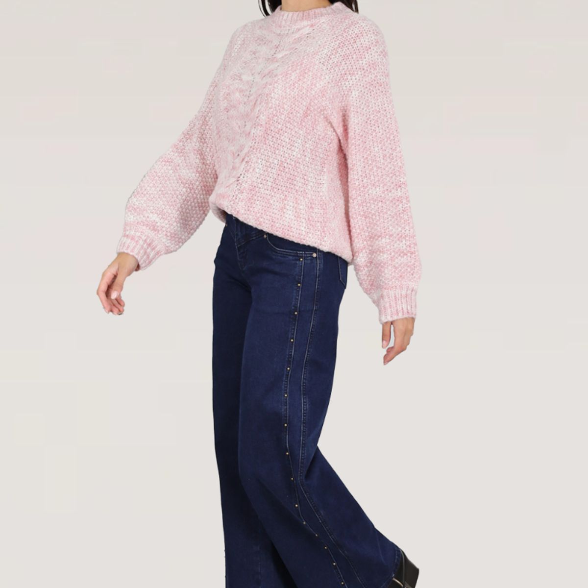 TENTATION - WIDE LEG TACHAS Y CORTE TIRO MEDIO