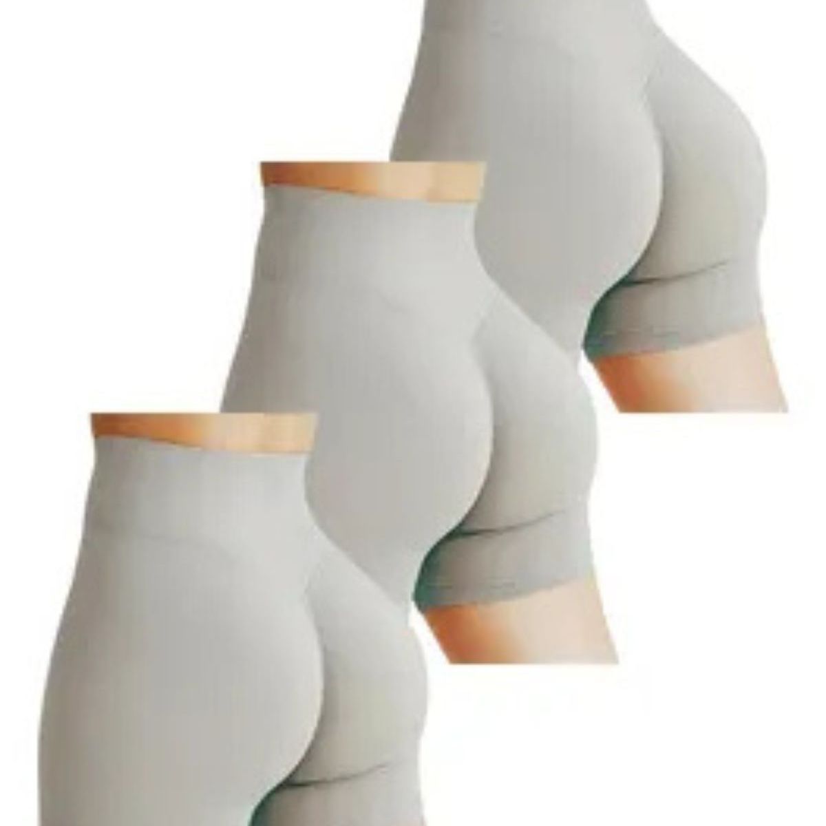 LOOK SHOP - Pack 3 Short Algodón Corto. Tipo Calza, Mujer. Gym. Colegio 485
