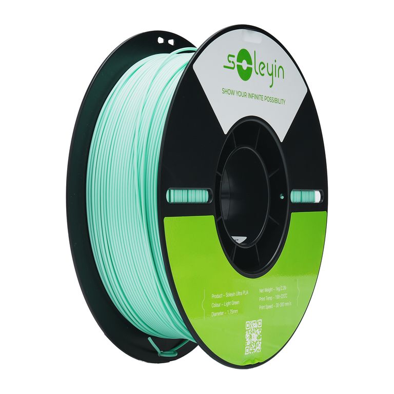 Filamento PLA Ultra High Speed Verde Claro 1kg Creality