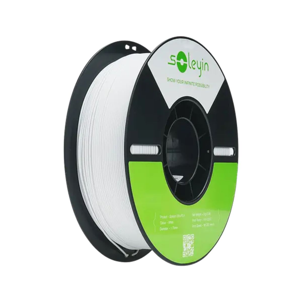 CREALITY - Filamento PLA Ultra Mate High Speed Blanco 1kg Creality