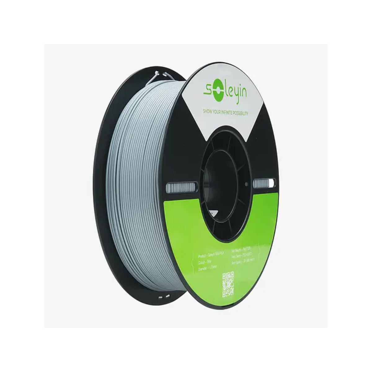 CREALITY - Filamento PLA Ultra Alta Velocidad Gris 1kg Creality