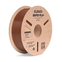 ELEGOO - Filamento PLA+ RAPID Alta Velocidad Café 1kg