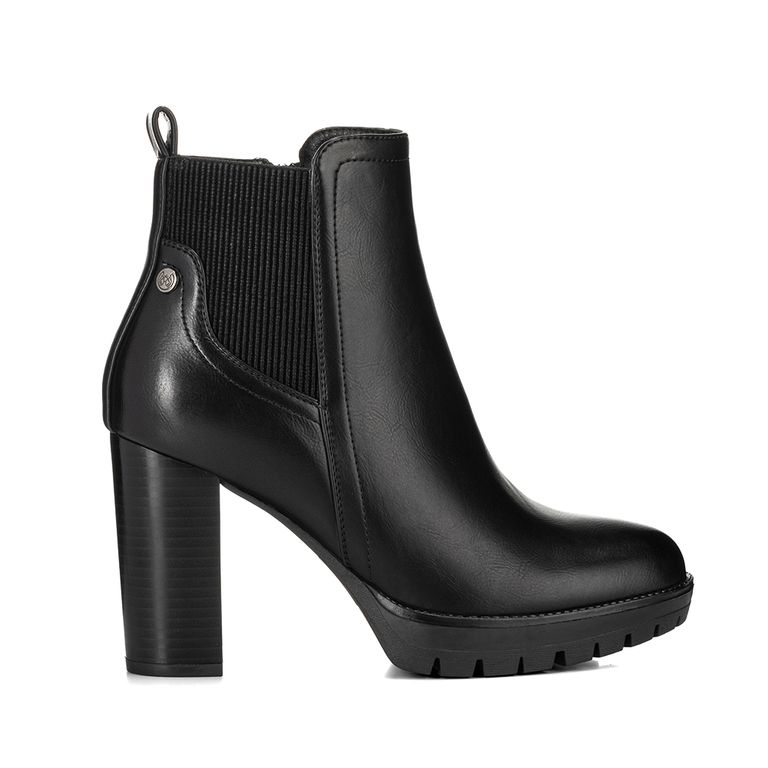 Botin Negro Casual Mujer QBM06