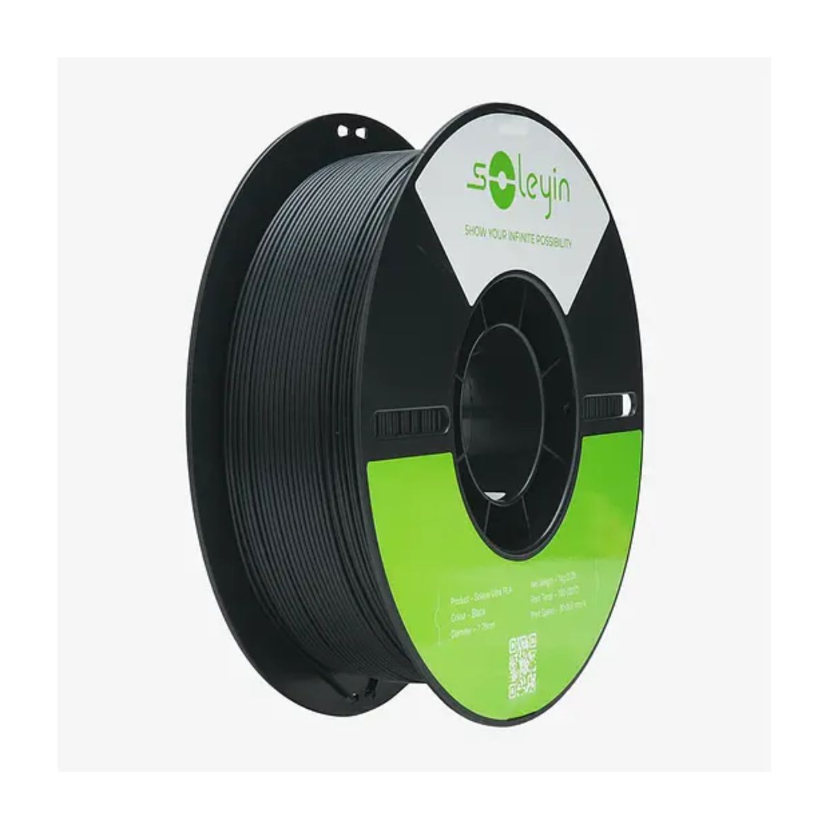 CREALITY - Filamento PLA Ultra Mate Alt Velocidad Negro 1kg Creality