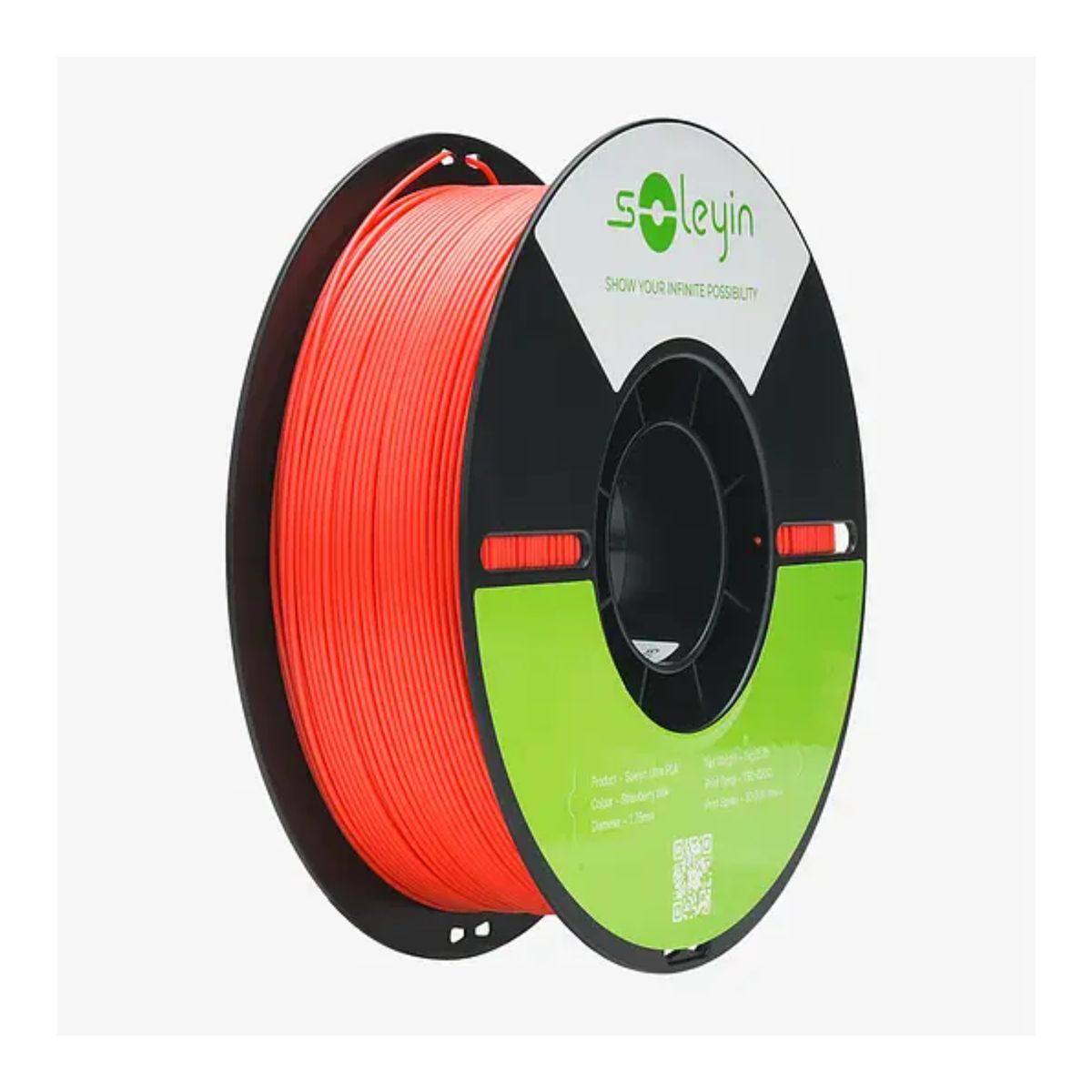 CREALITY - Filamento PLA Ultra Alta Velocidad Frutilla 1kg Creality