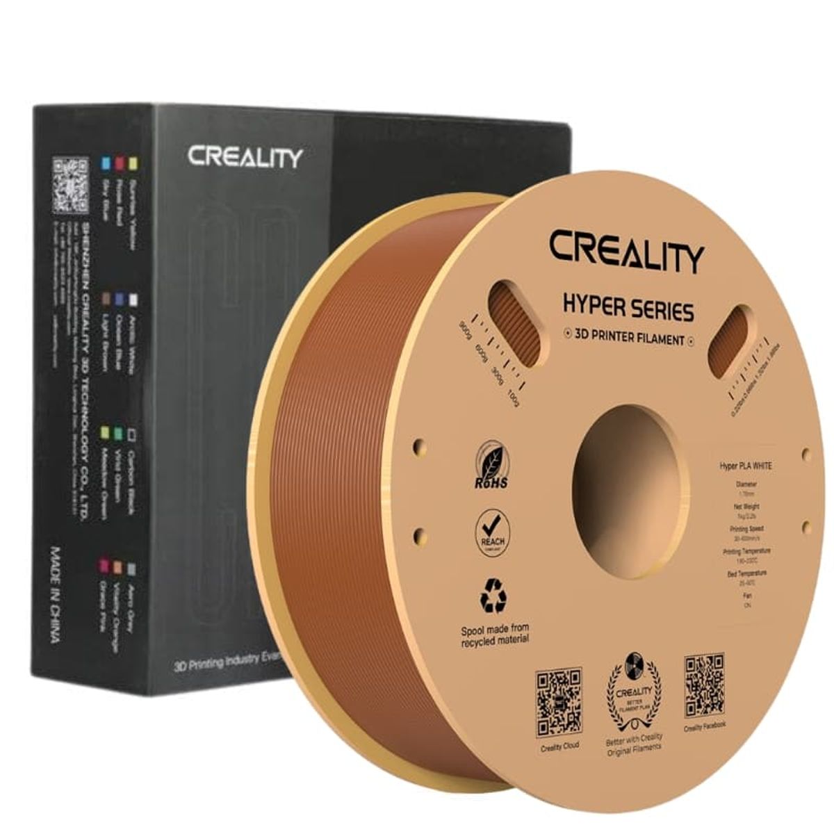 CREALITY - Filamento PLA High Speed Café  1kg Creality