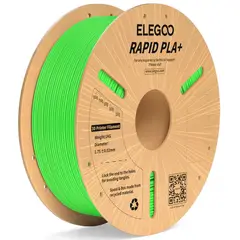 ELEGOO - Filamento PLA+ RAPID Alta Velocidad Verde 1kg