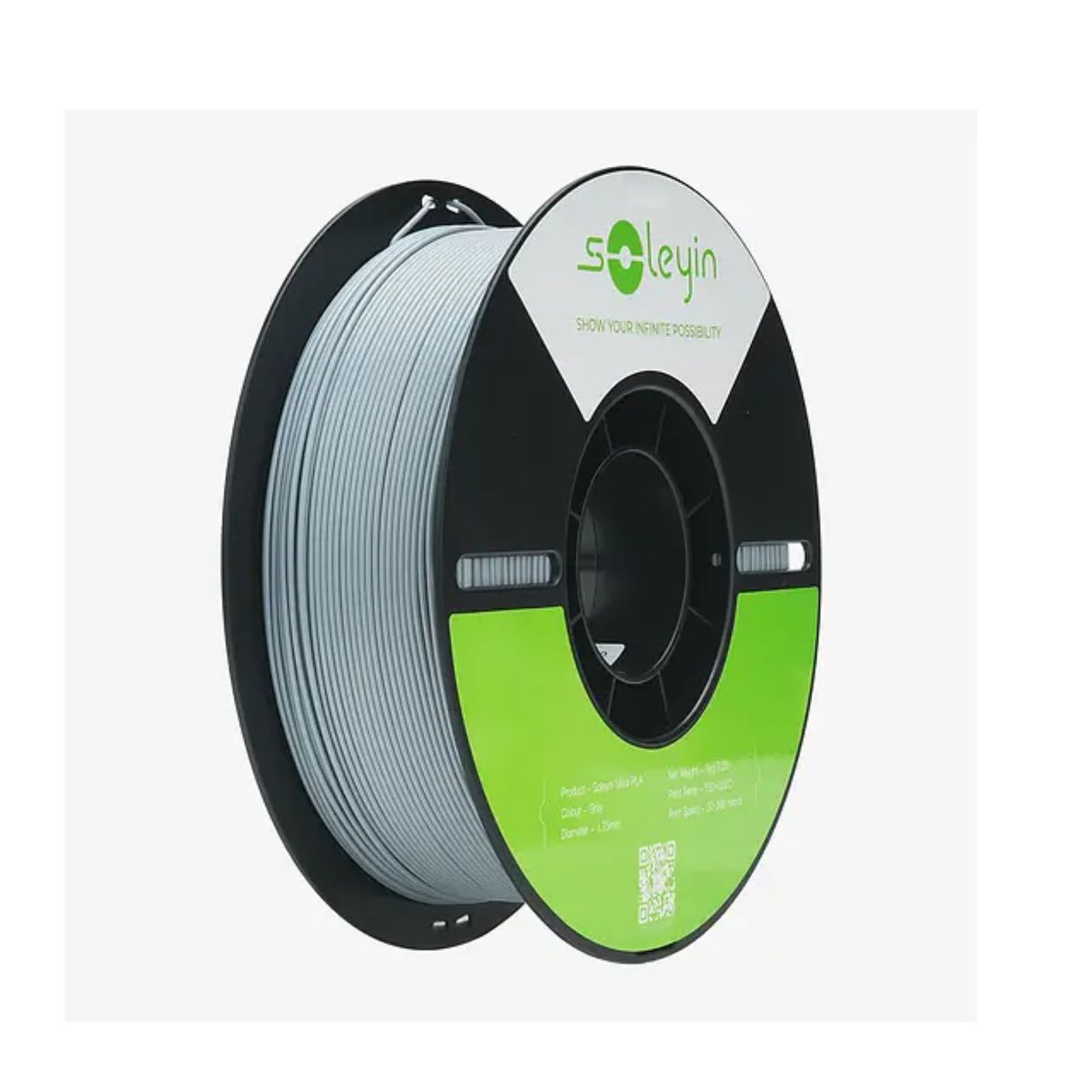 CREALITY - Filamento PLA Ultra Mate Alta Velocidad Gris 1kg Creality