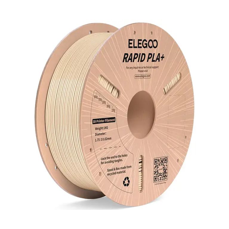 Filamento PLA+ RAPID Alta Velocidad Beige 1kg Elegoo