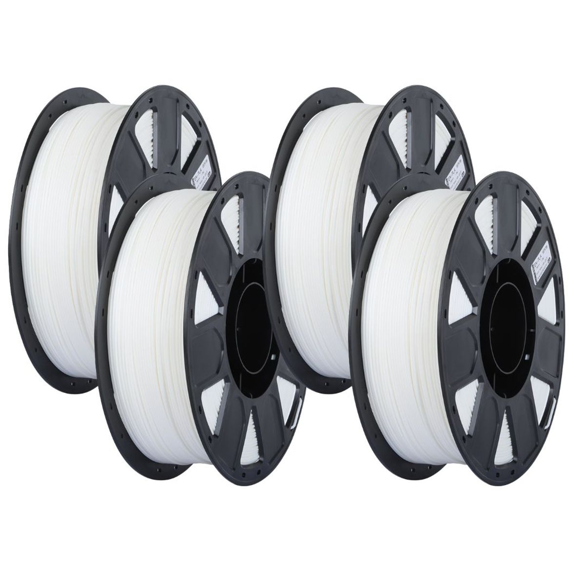 ENDER - Pack x 4 Filamentos PLA Blanco 1kg Ender Pack Listo - Filamentos