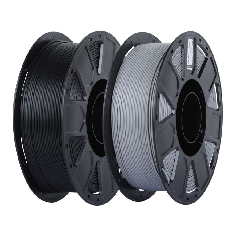 Pack x 2 Filamentos PLA Gris + Negro 1kg Ender Pack Listo - Filamentos