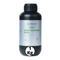 CREALITY - Resina Lavable al Agua Blanca para Impresoras 3D 1000g Halot - Resinas