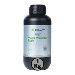 CREALITY - Resina Lavable al Agua Gris para Impresoras 3D 1000g Halot - Resinas