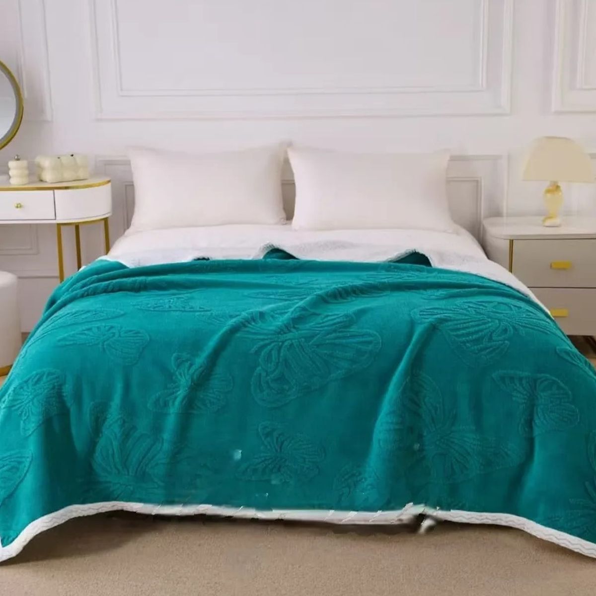 GENERICO - FRAZADA  GRUESA SUAVE CHIPORRO PARA INVIERNO