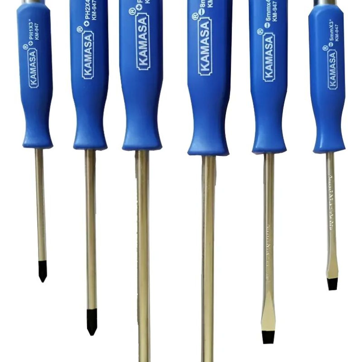 KAMASA - Set / Kit Juego Destornilladores De Golpe 6 Piezas Kamasa