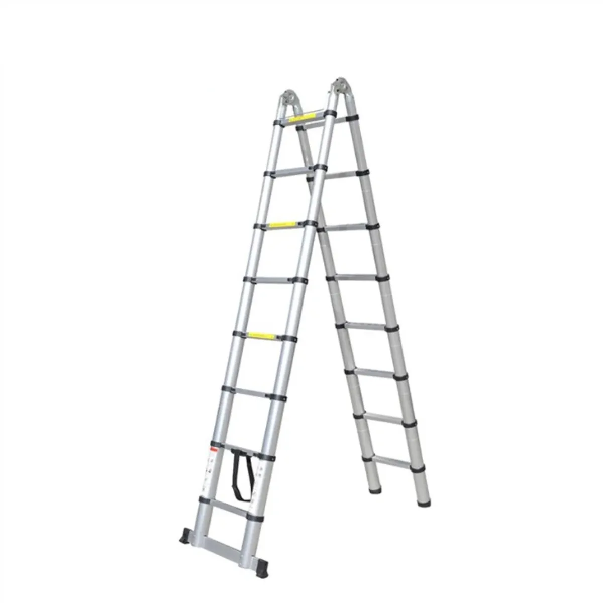 GENERICO - Escalera telescópica 10 peldaños aluminio 2.09m 150kg Cerram