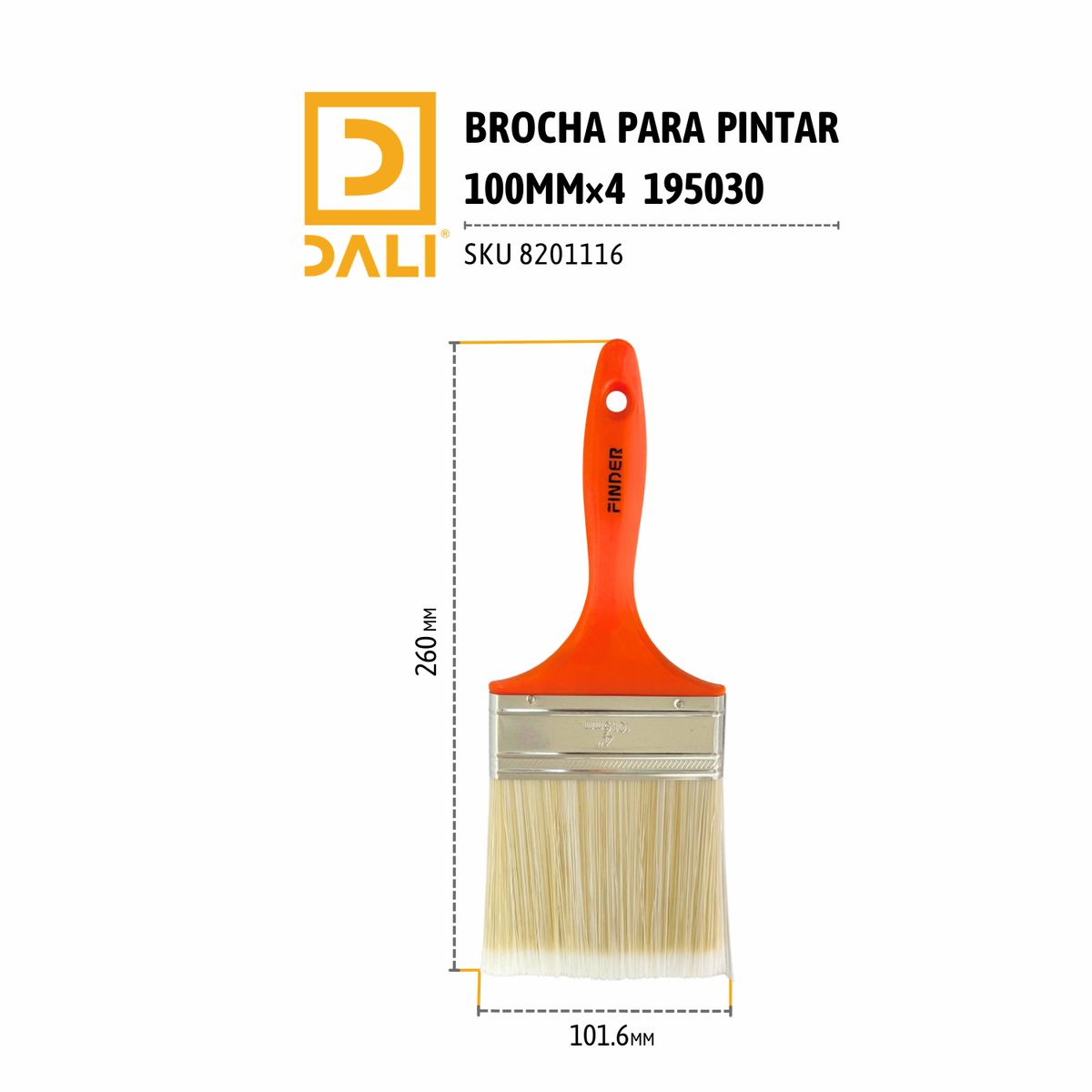 DALI - BROCHA PARA PINTAR 100MM×4 195030