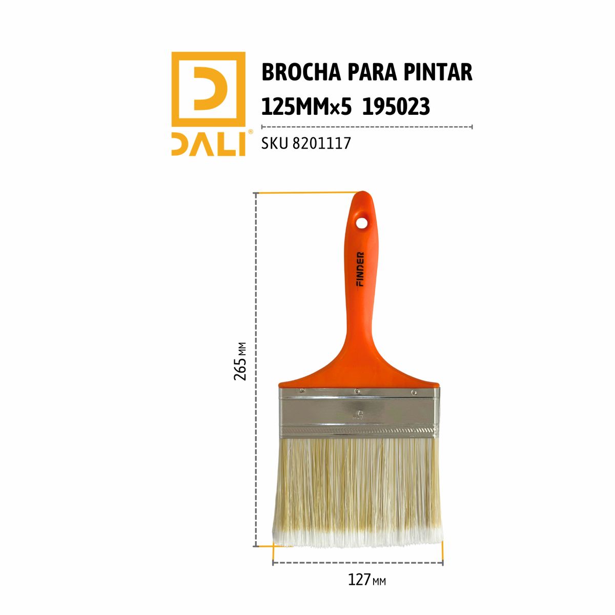 DALI - BROCHA PARA PINTAR 125MM×5 195023