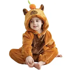 UNO - Pijama Y Disfraz enterito Capibara Bebe Kigurumi