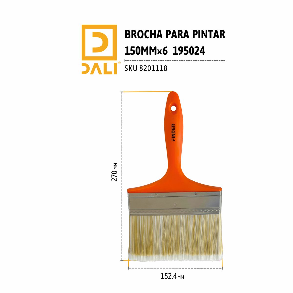 DALI - BROCHA PARA PINTAR 150MM×6 195024