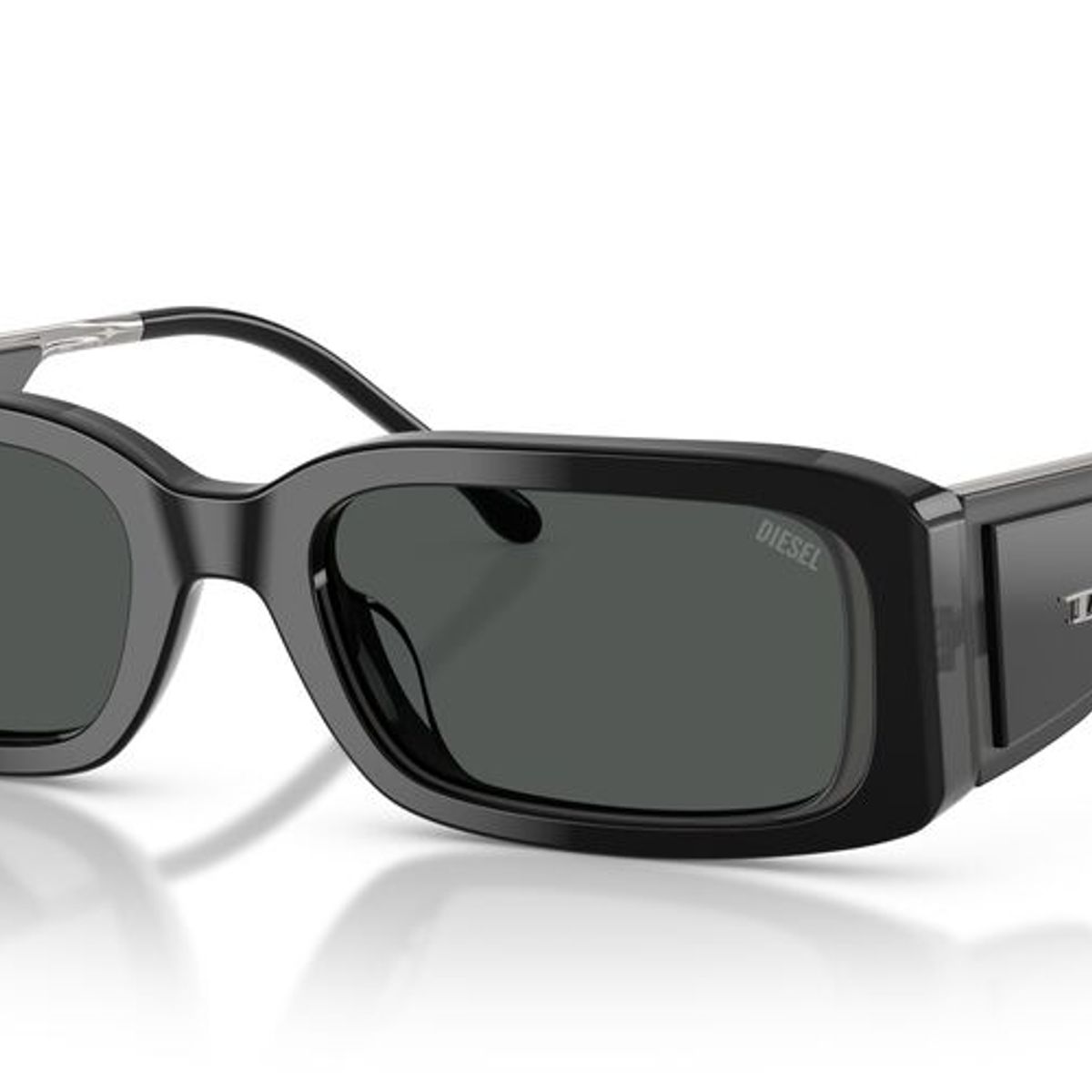 DIESEL - Anteojos De Sol Diesel DL2017U Bilayer Black Transp Grey Dark Grey Unisex
