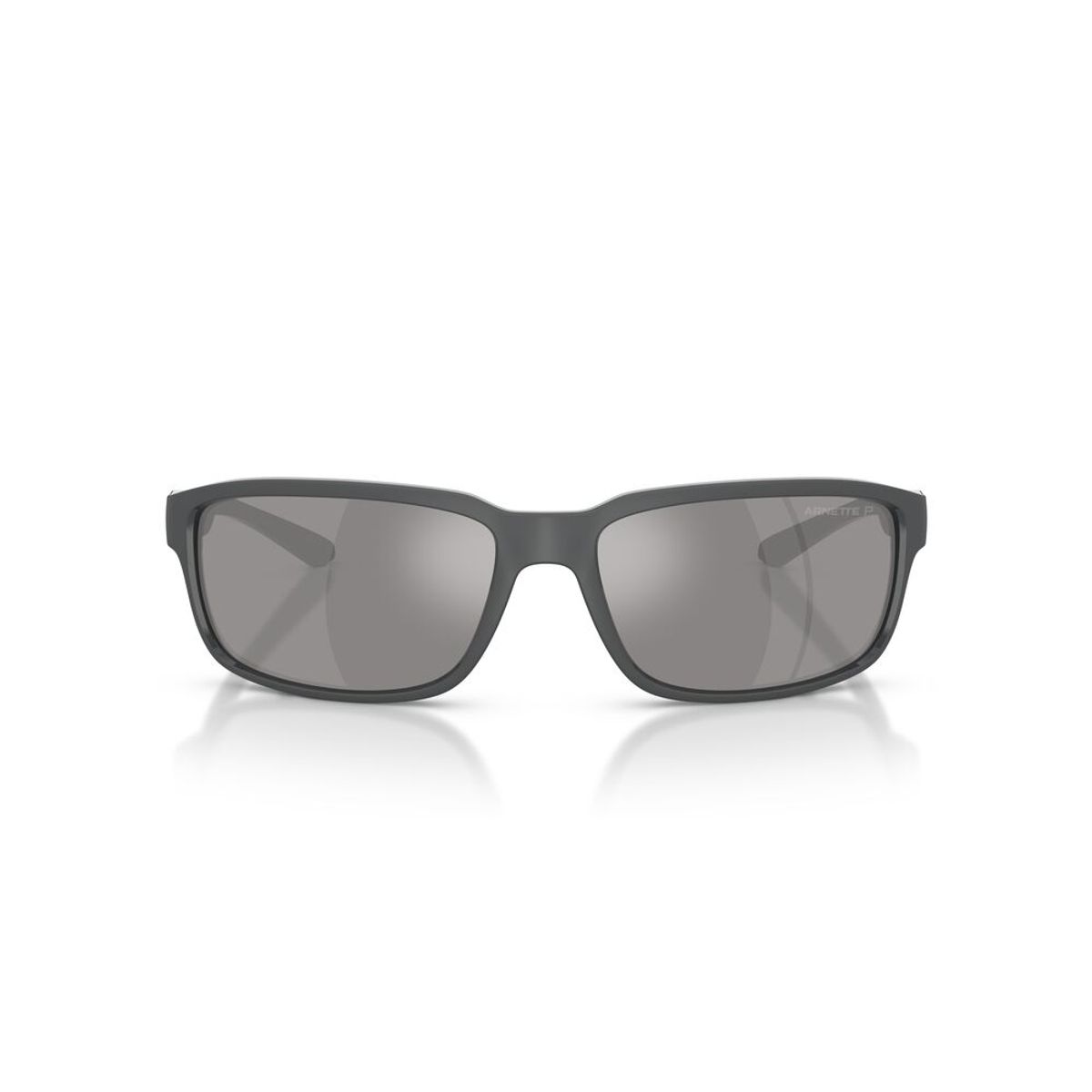 ARNETTE - Anteojos De Sol Arnette AN4373 Matte Dark Grey Grey Mirror Silver 80 Polar Hombre