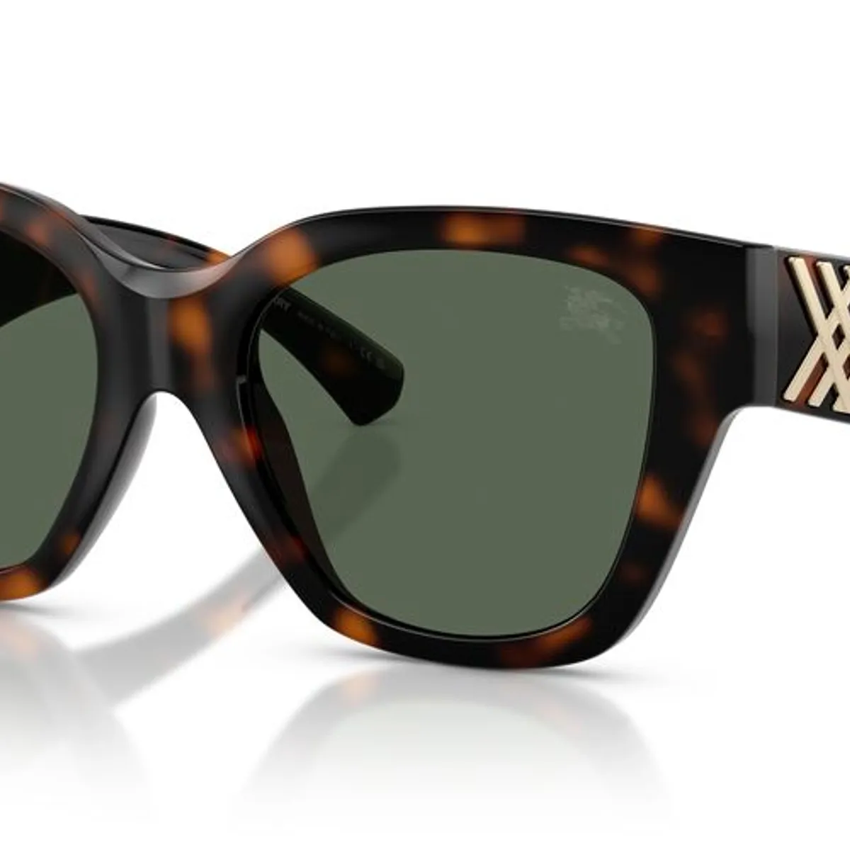 BURBERRY - Anteojos De Sol Burberry BE4489U Dark Havana Dark Green Mujer