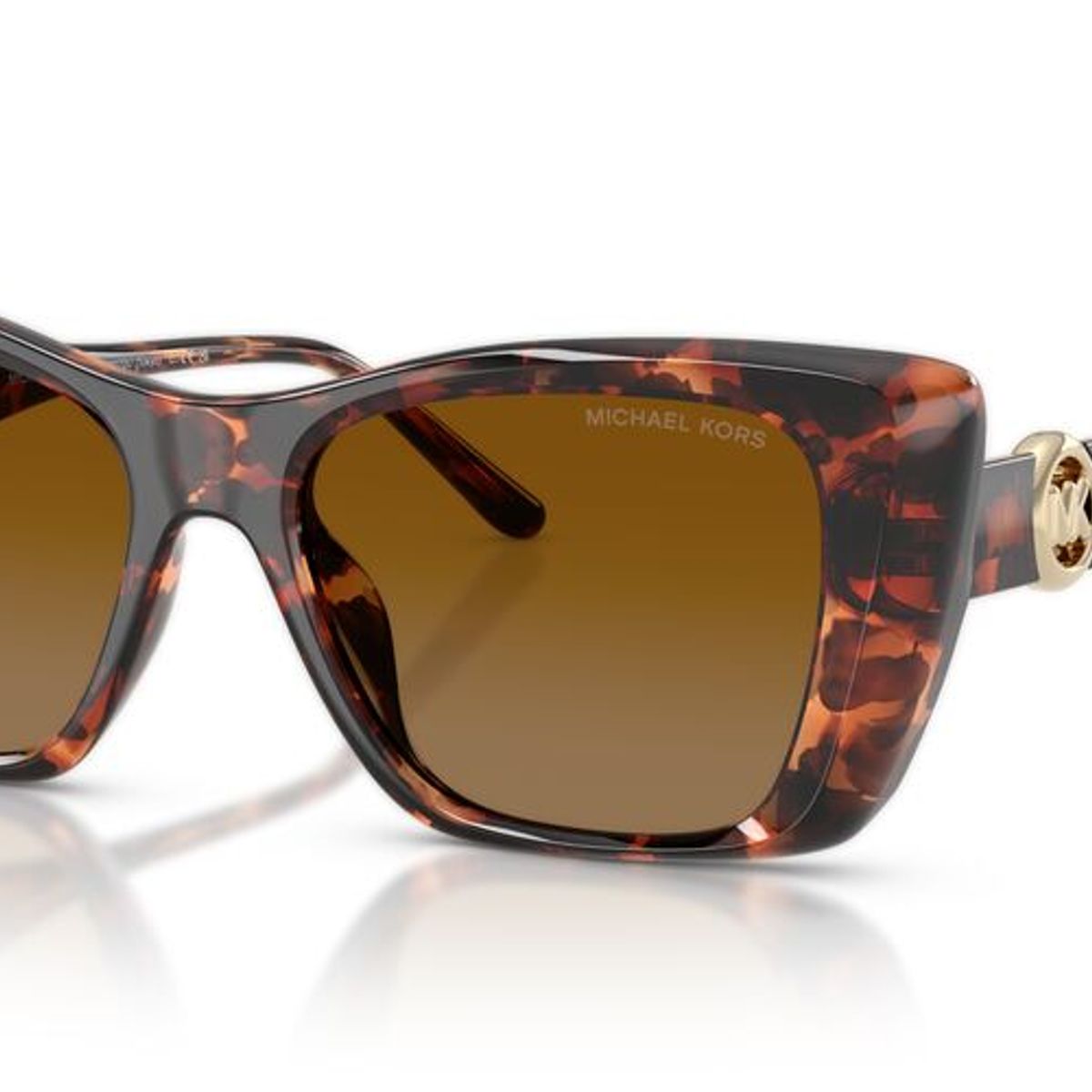 MICHAEL KORS - Anteojos De Sol Michael Kors MK2270U Tokyo Luggage Tortoise Brown Gradient Polar Mujer