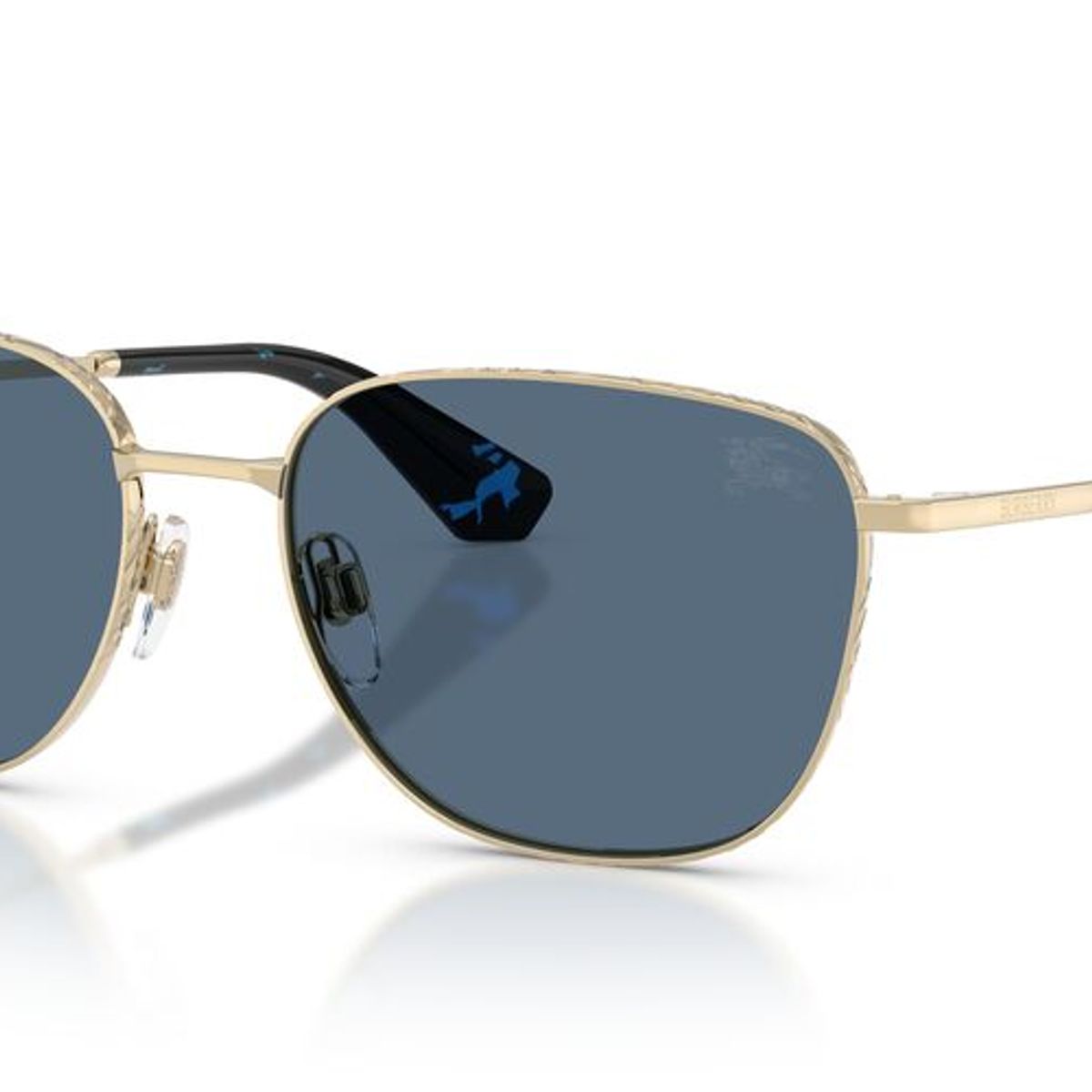 BURBERRY - Anteojos De Sol Burberry BE3171 Light Gold Dark Blue Hombre