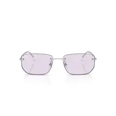 RAY BAN - Anteojos De Sol Ray-Ban RB3768 Silver Photo Amethyst Dark Unisex