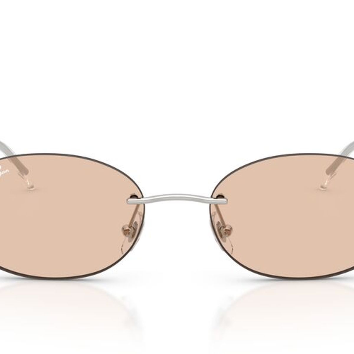 RAY BAN - Anteojos De Sol Ray-Ban RB3767 Silver Photo Amber Dark Unisex